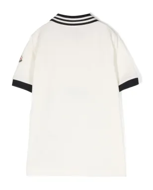 Moncler Enfant ロゴ刺繍入り半袖ポロシャツ - サムネイル2
