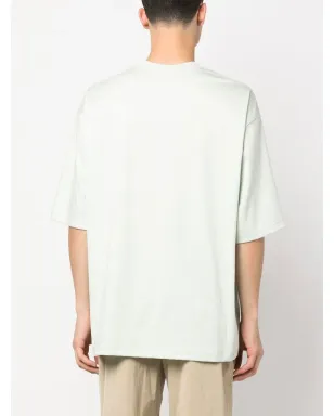 Lanvin グリーンのグラフィックプリント半袖Tシャツ - サムネイル4