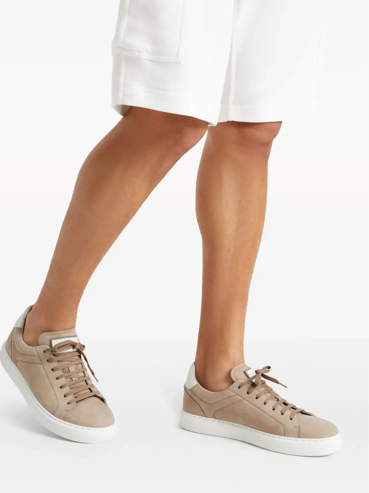 Brunello Cucinelli スエード レースアップ スニーカー - 画像5