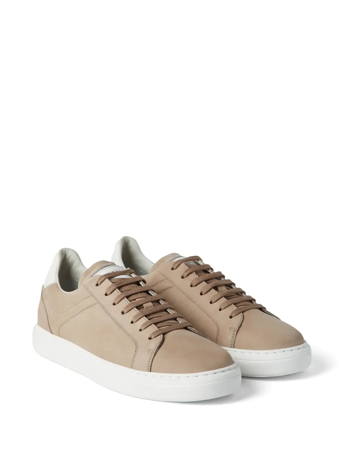 Brunello Cucinelli スエード レースアップ スニーカー - 画像2