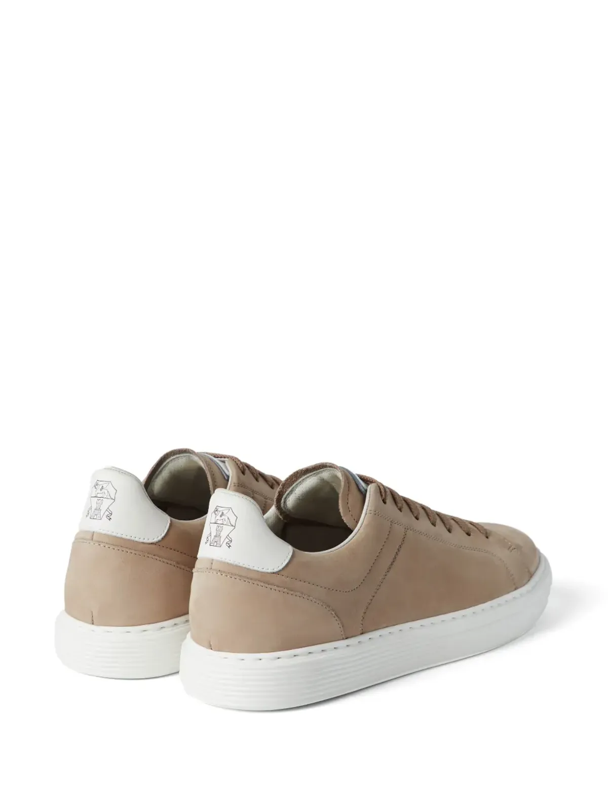 Brunello Cucinelli スエード レースアップ スニーカー - 画像3