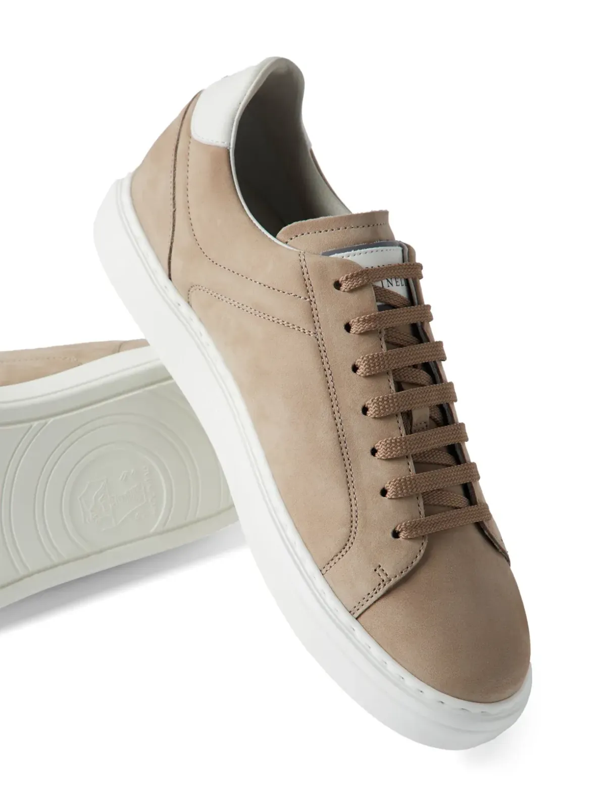Brunello Cucinelli スエード レースアップ スニーカー - 画像4