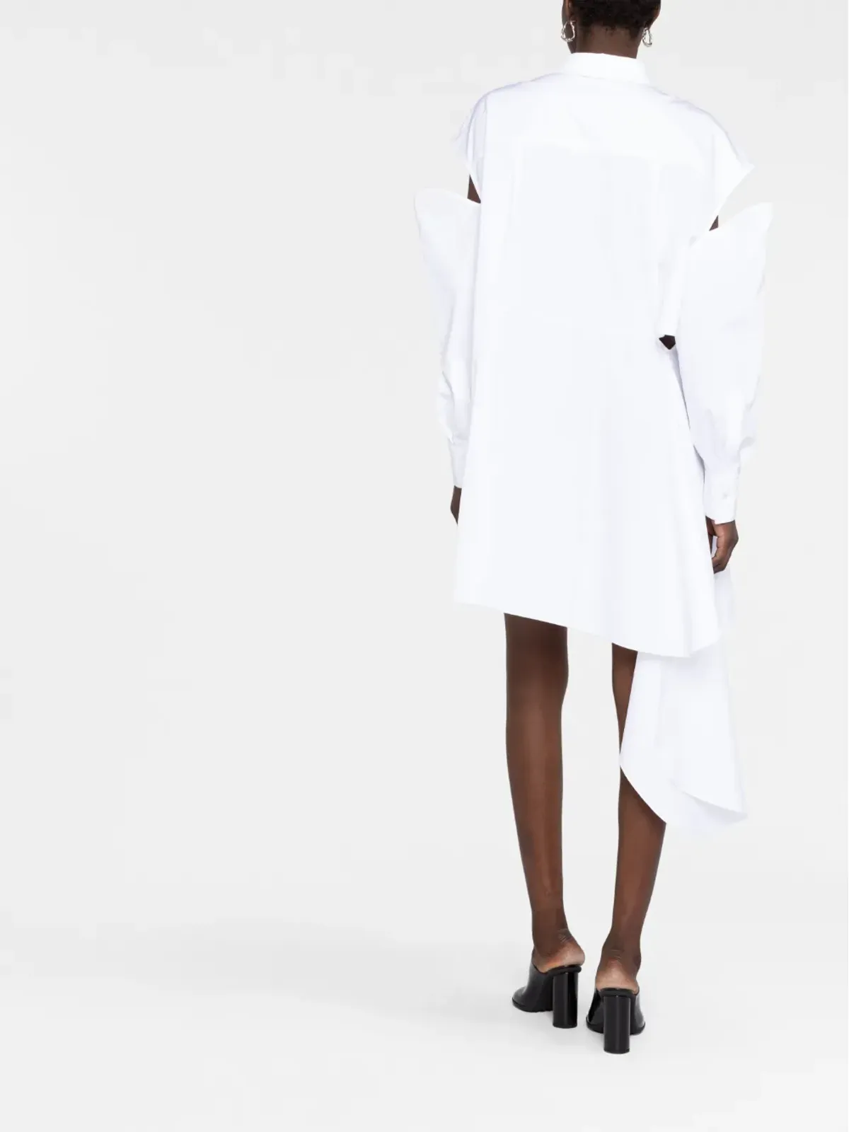 Alexander McQueen カットアウトディテール シャツドレス - 画像4