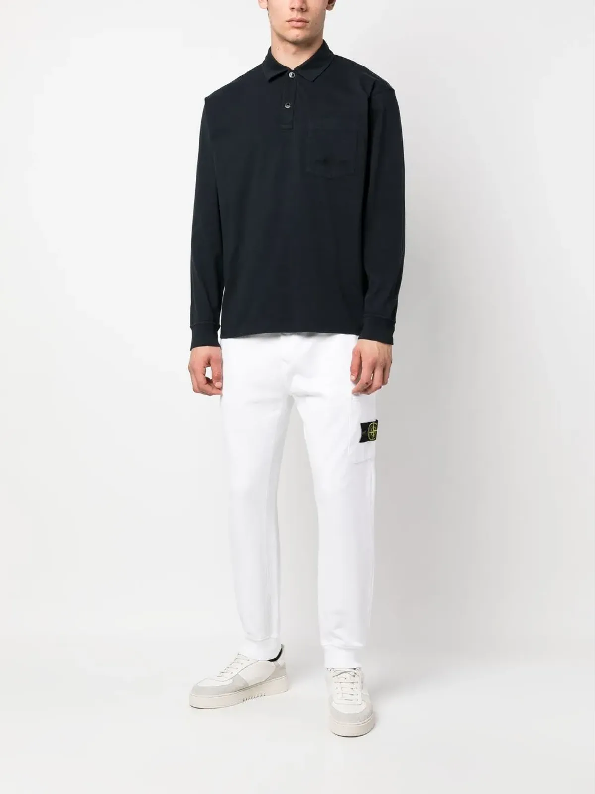 Stone Island コンパスモチーフ トラックパンツ - 画像2