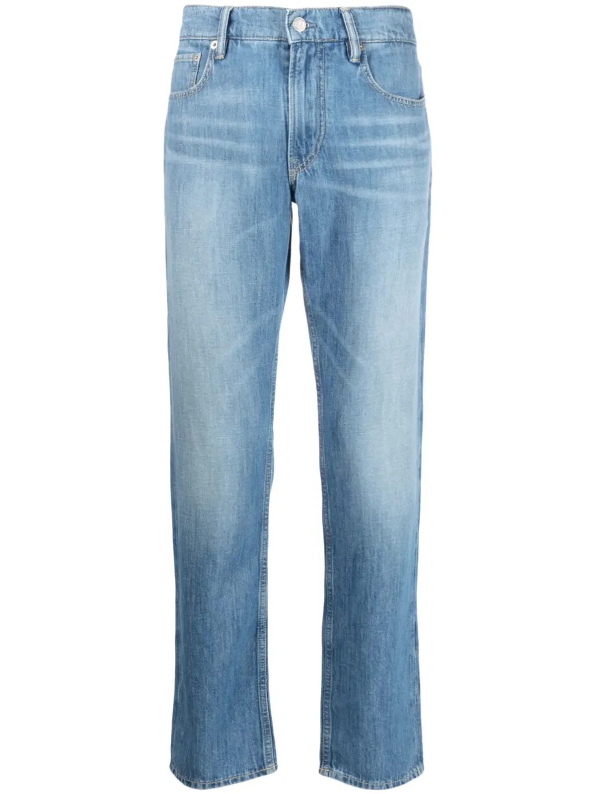 Ralph Lauren Purple Label ストーンウォッシュストレートジーンズ ブルー - 画像1