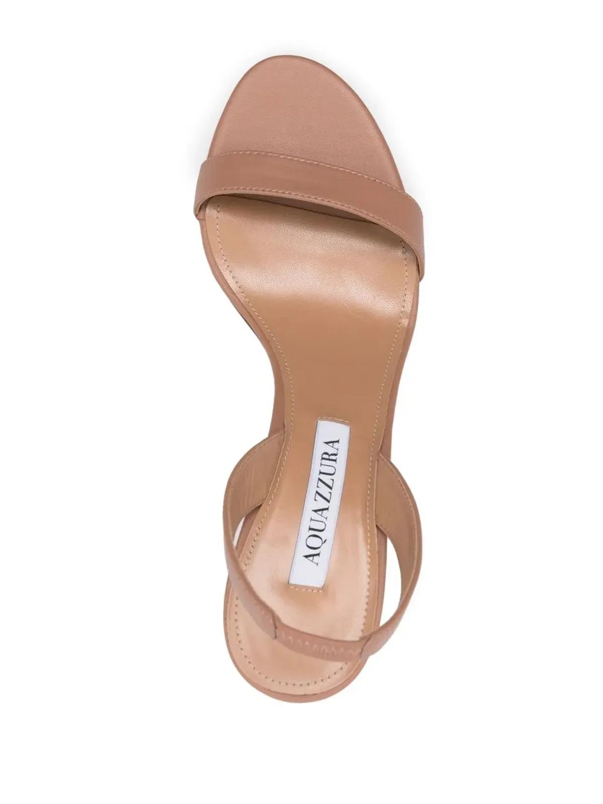 Aquazzura ヒール付きレザーサンダル - 画像4