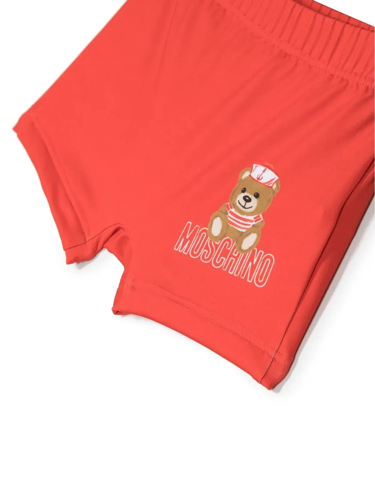 Moschino Kids ロゴプリント スイムショーツ - 画像3