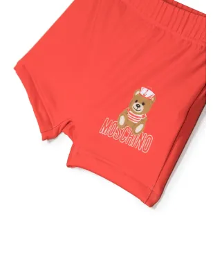 Moschino Kids ロゴプリント スイムショーツ - サムネイル3