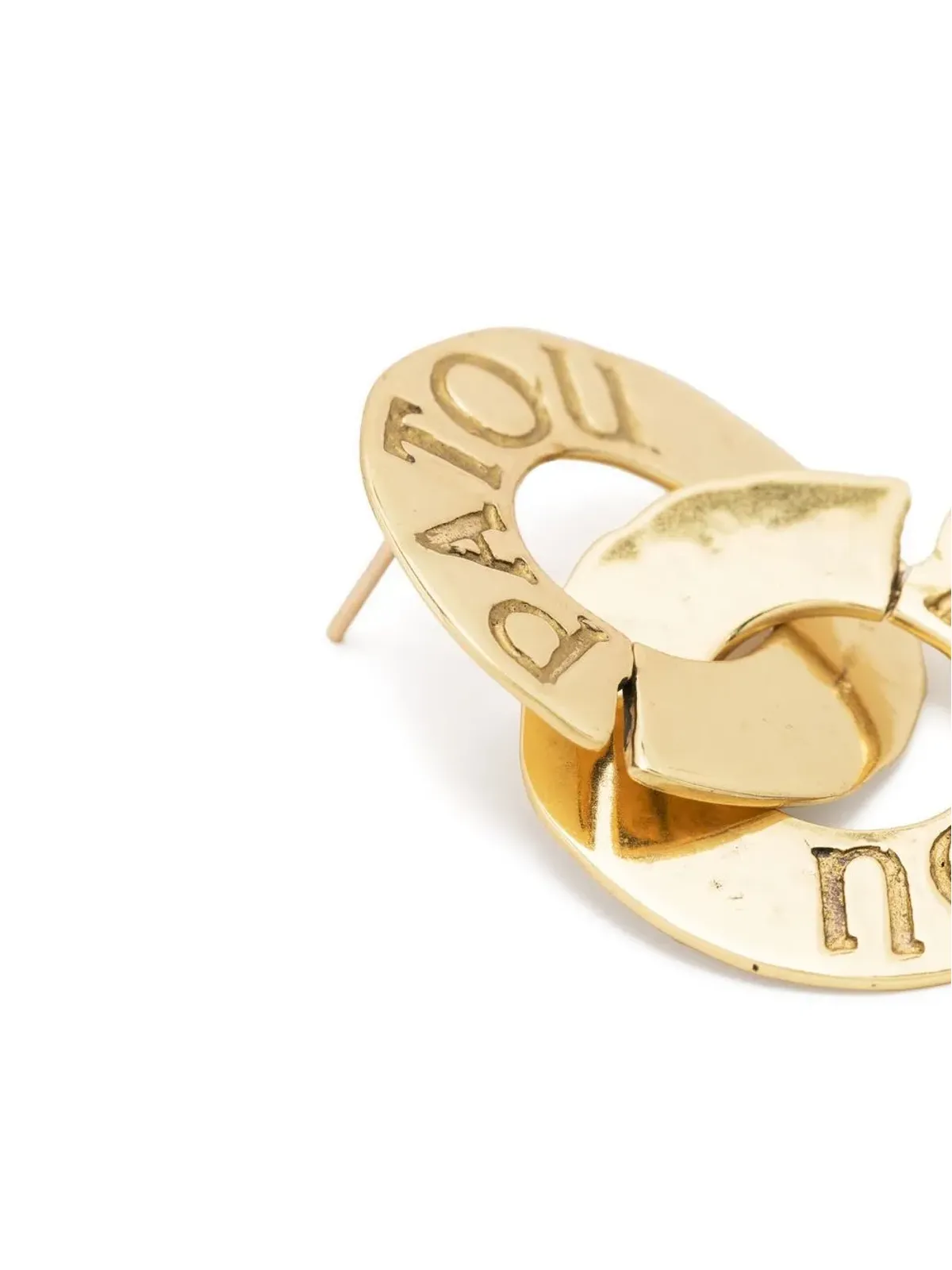 Patou ダブルコインペンダント イヤリング - Gold - 画像3