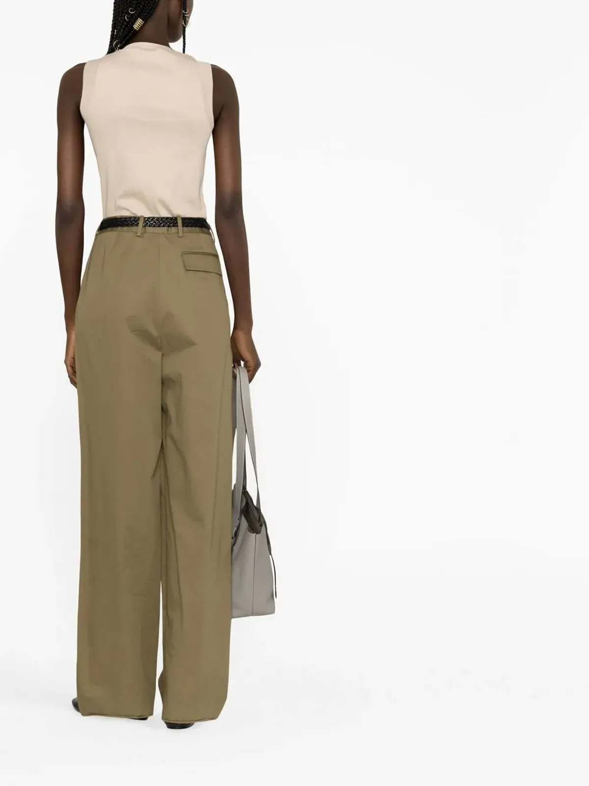 Brunello Cucinelli モニリチェーンリブ編みタンクトップ - 画像4