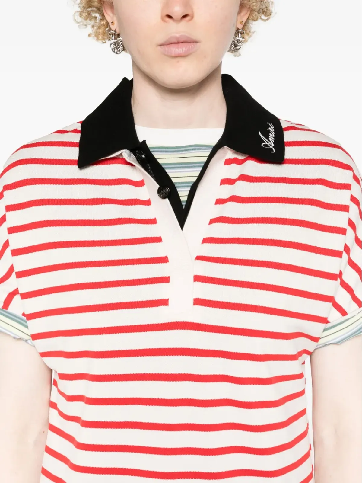 Tommy Hilfiger Bengal-stripe piqué polo dress - 画像5