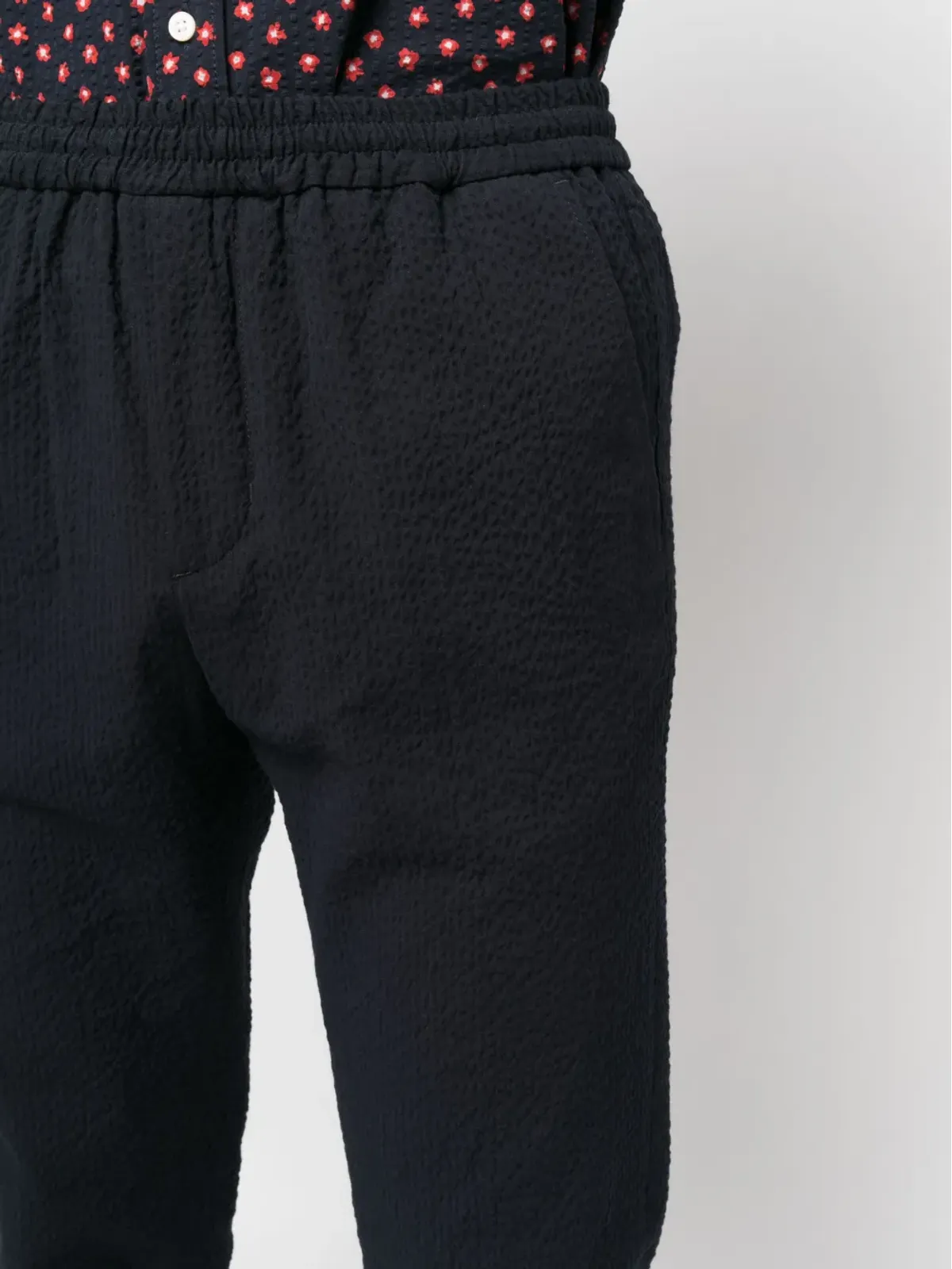 Tommy Hilfiger シアサッカーテクスチャー トラックパンツ - 画像5