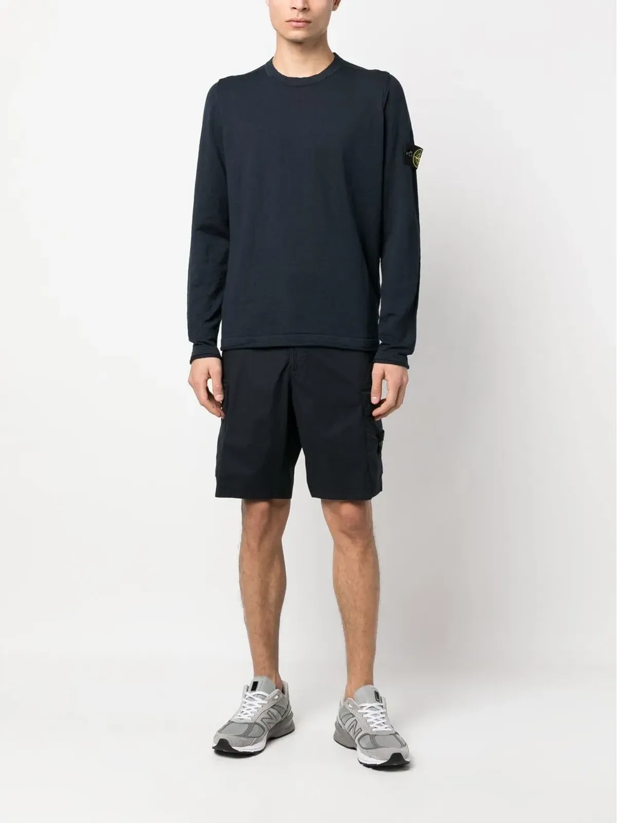 Stone Island ロゴパッチ袖ジャンパー - 画像2