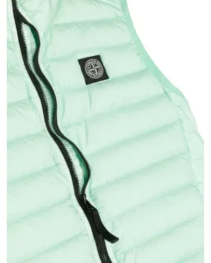 Stone Island Junior ロゴパッチ付きパデッドジレ - サムネイル3