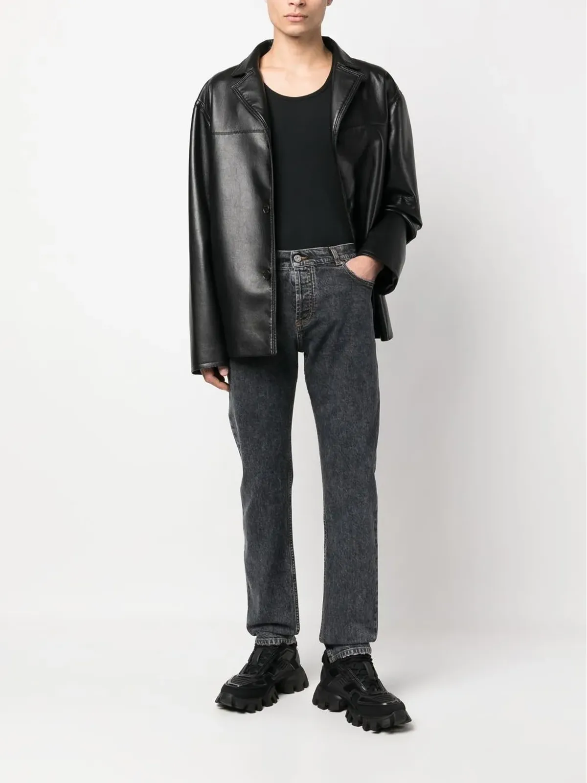 Balmain レギュラーレッグ ミッドライズ ジーンズ - 画像2
