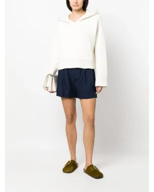 Ralph Lauren Collection プリーツ入りシルクショーツ ブルー - サムネイル2