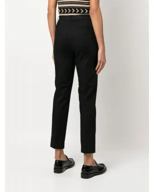 Lauren Ralph Lauren クロップド テーラードカットパンツ ブラック - サムネイル4