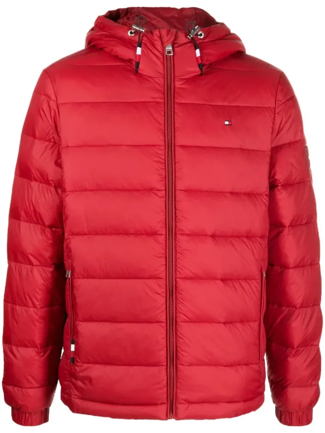 Tommy Hilfiger Tommy Hilfiger ジップアップパデッドジャケット - レッドの商品画像