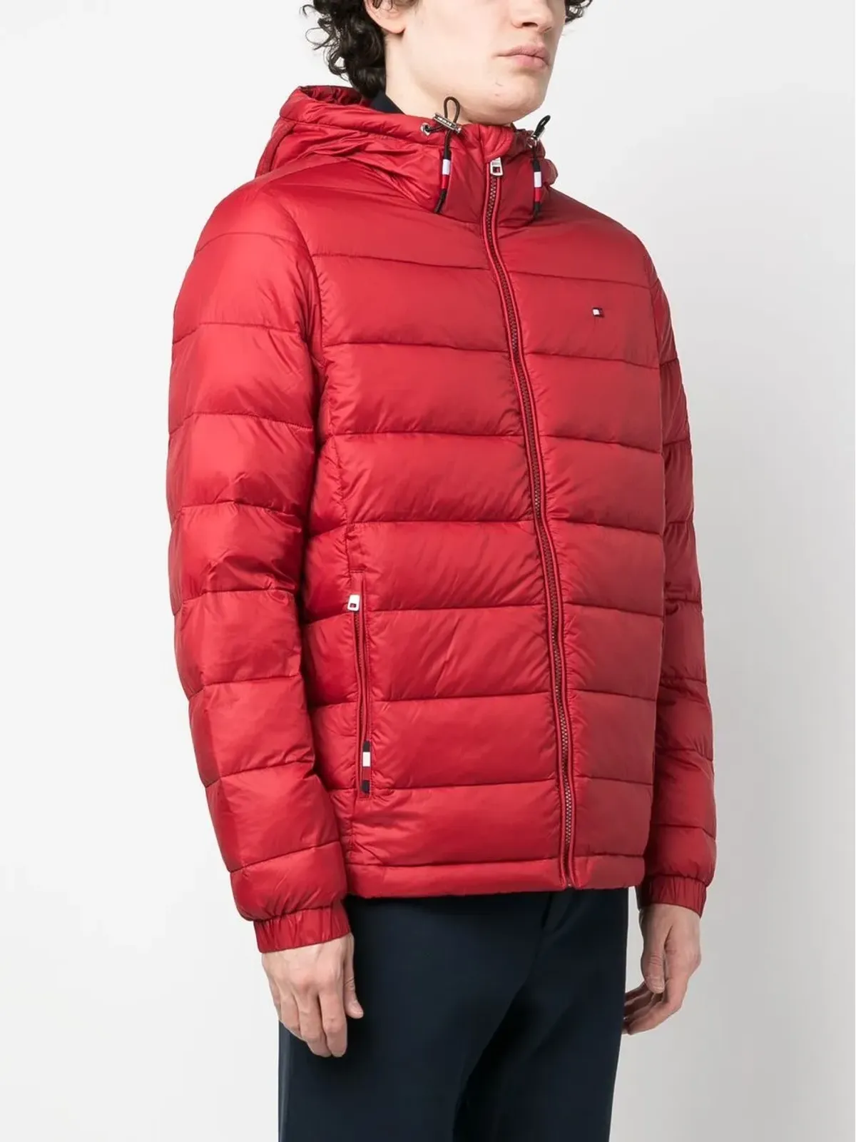 Tommy Hilfiger ジップアップパデッドジャケット - レッド - 画像3