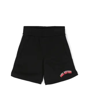 Neil Barrett Kids ロゴプリントショートパンツ - サムネイル1