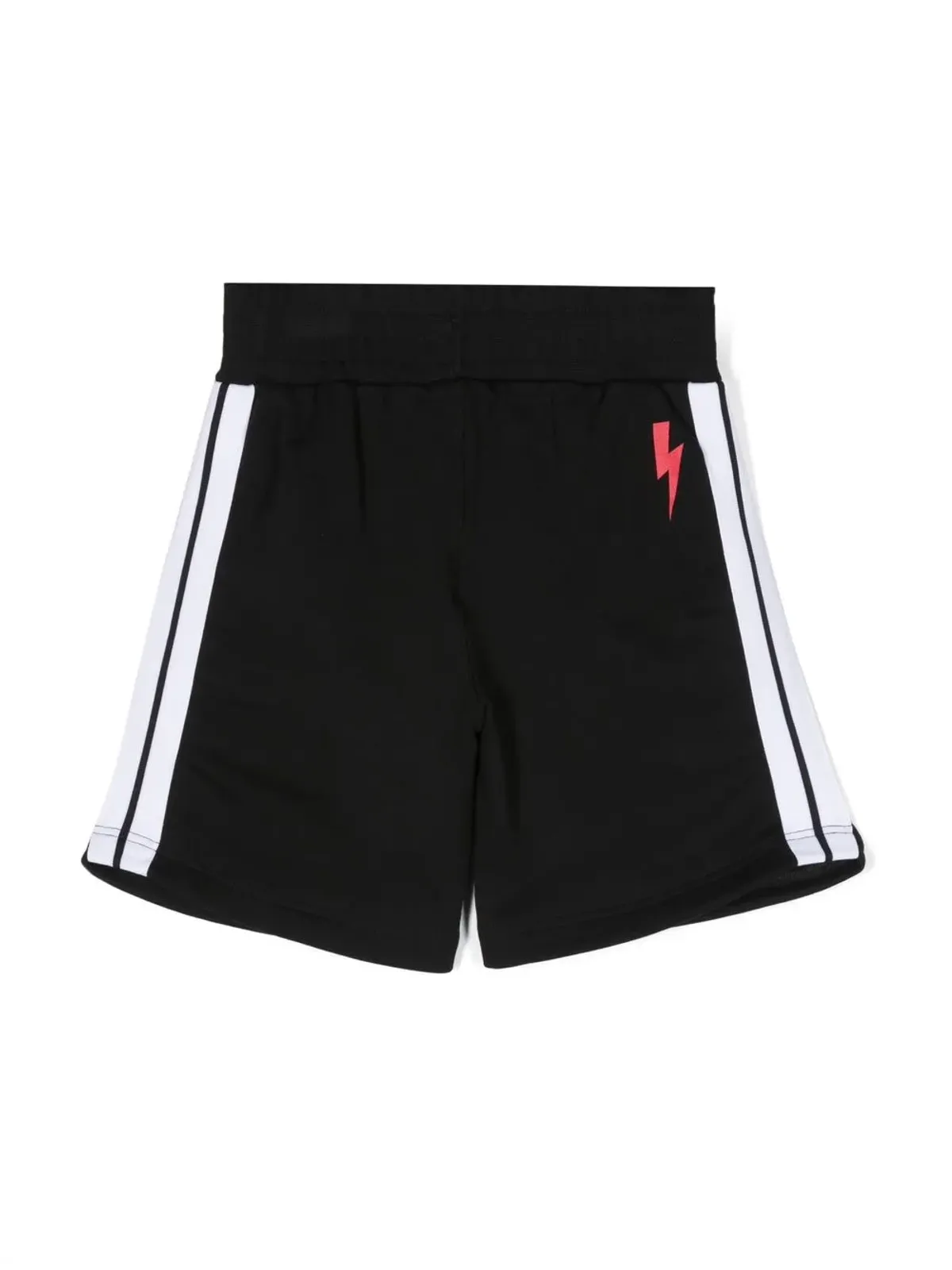 Neil Barrett Kids ロゴプリントショートパンツ - 画像2