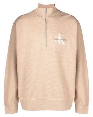 Calvin Klein Jeans モノローゴ ワッフル ハイネック スウェットシャツ - サムネイル1
