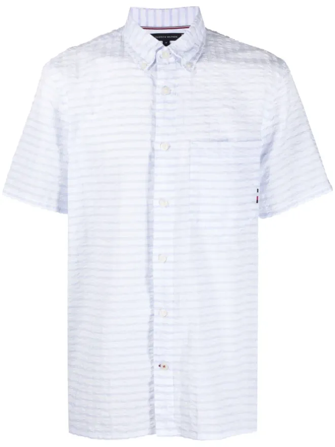 Tommy Hilfiger Tommy Hilfiger テクスチャード半袖シャツの商品画像