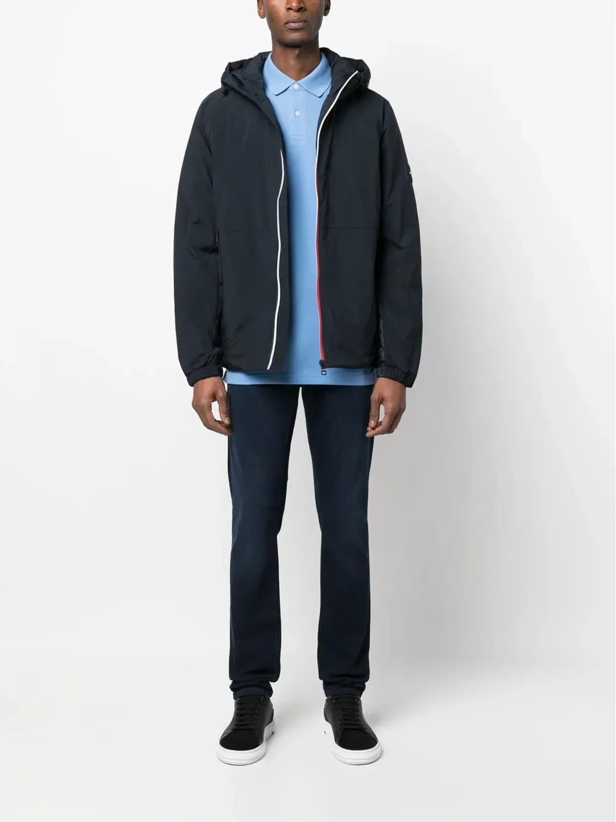 Tommy Hilfiger ダウン入りフード付きジャケット ブルー - 画像2