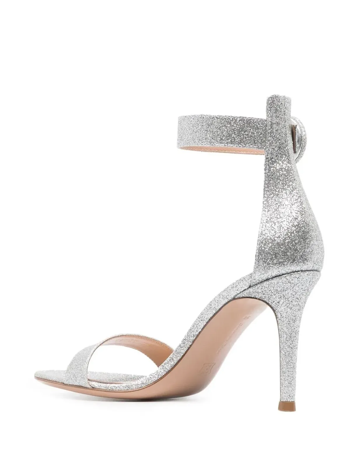 Gianvito Rossi Portofino グリッターサンダル - 画像3