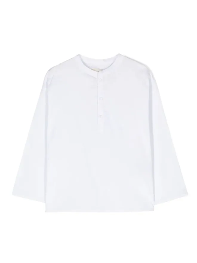 Douuod Kids Douuod Kids 長袖コットンTシャツ（白）の商品画像