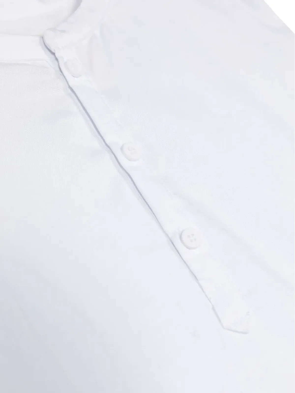 Douuod Kids 長袖コットンTシャツ（白） - 画像3