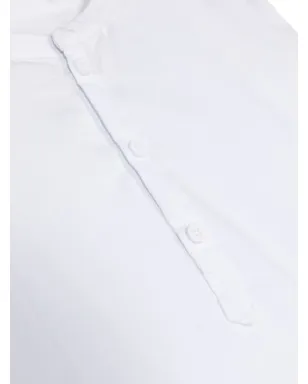 Douuod Kids 長袖コットンTシャツ（白） - サムネイル3