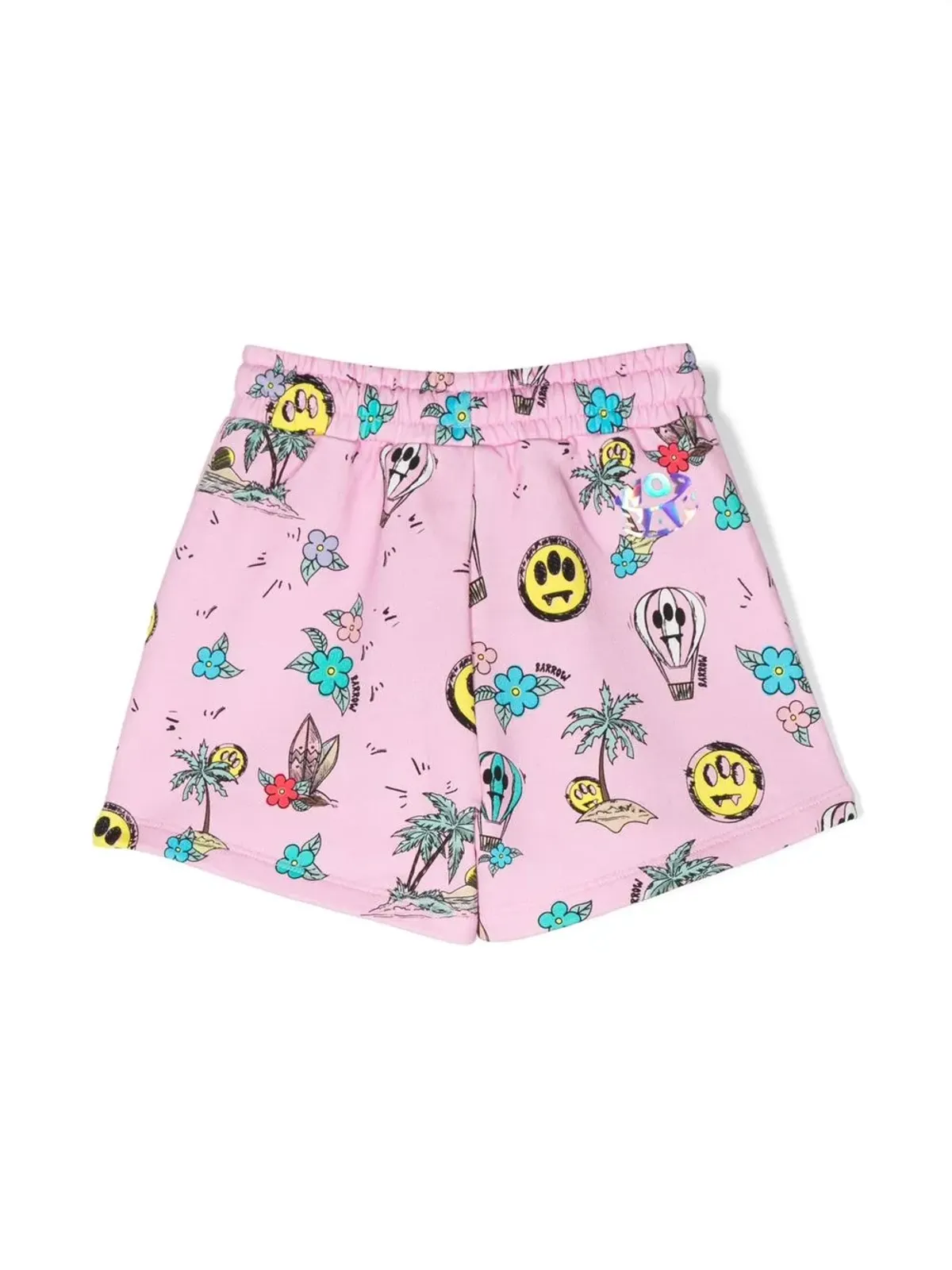 Barrow kids グラフィックプリント トラックショーツ - 画像2