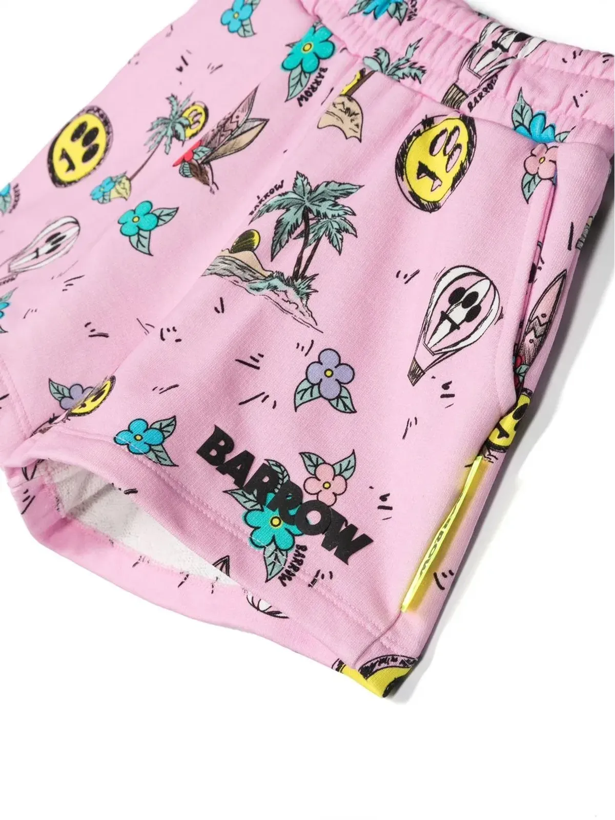 Barrow kids グラフィックプリント トラックショーツ - 画像3