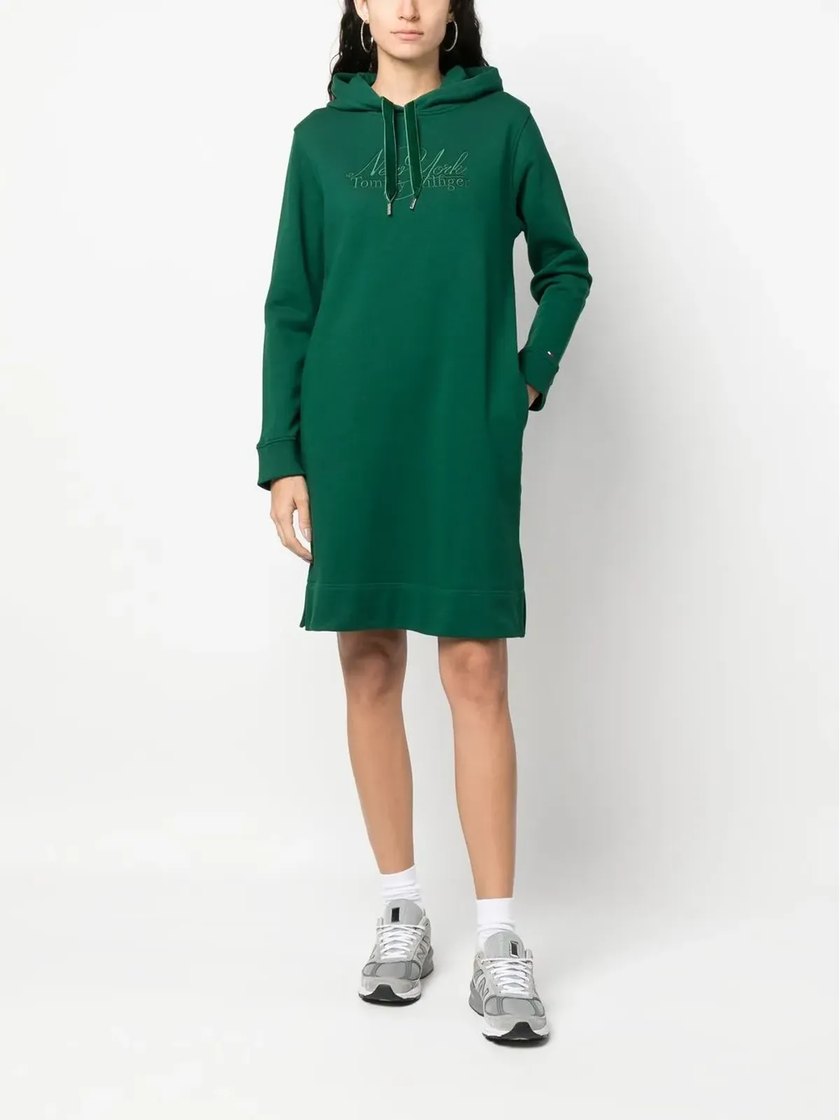 Tommy Hilfiger フード付きコットンワンピース - 画像2