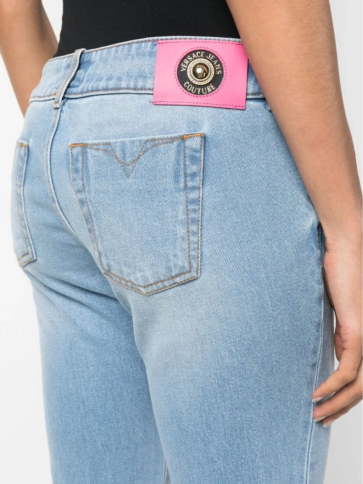 Versace Jeans Couture フレアデニムジーンズ - 画像5