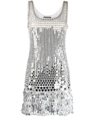 Alberta Ferretti スパンコール付きミニドレス - サムネイル1