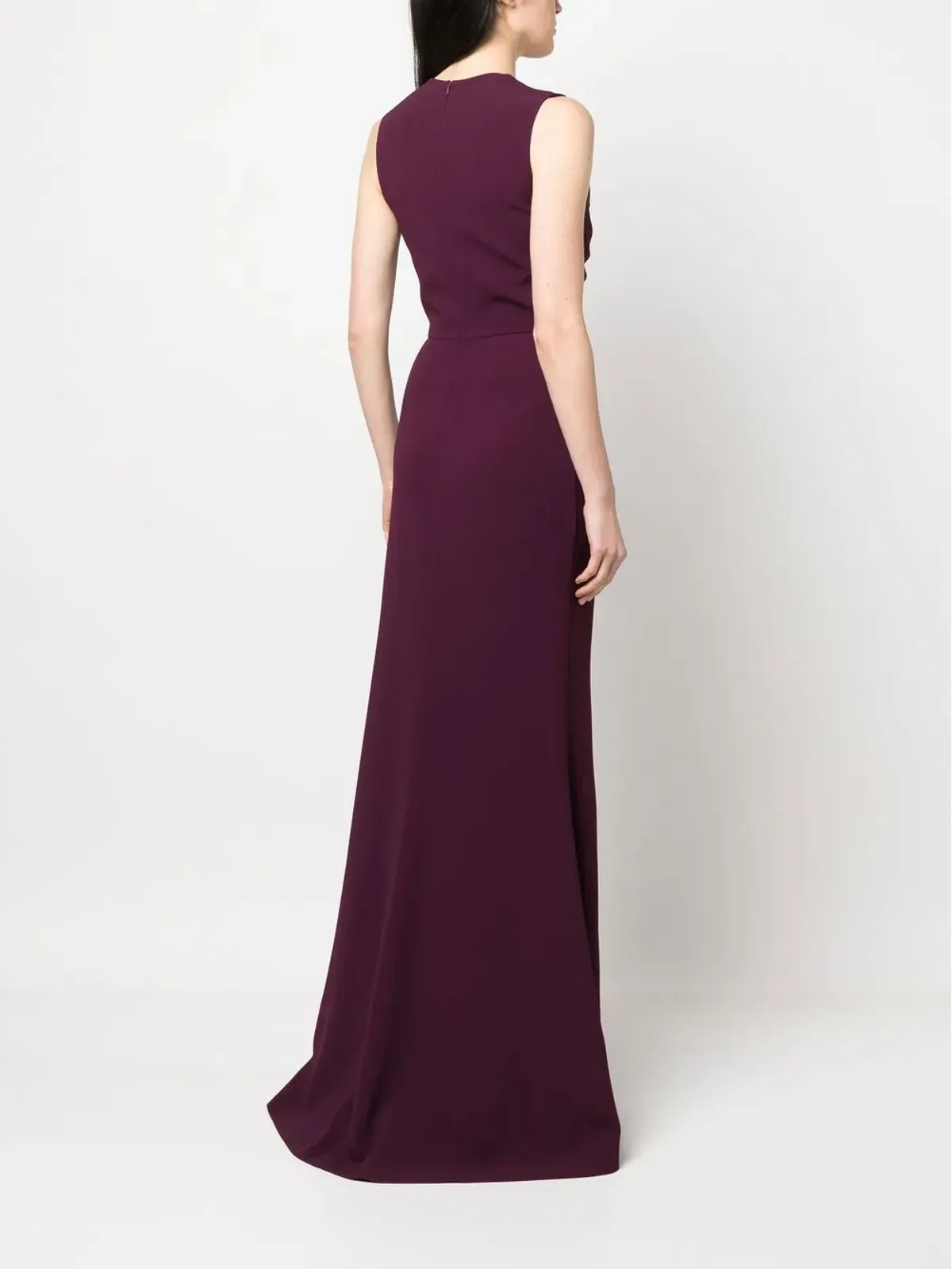 Elie Saab Vネック ノースリーブ ドレス - 画像4