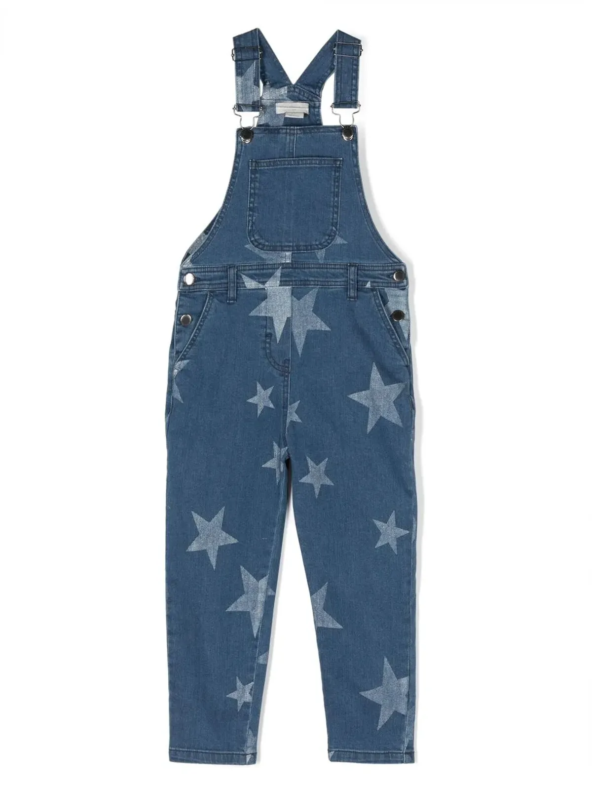 Stella McCartney Kids 星柄デニムサロペット - 画像1