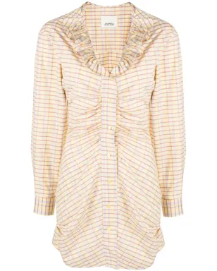 ISABEL MARANT Coral shirt dress - Yellow - サムネイル1