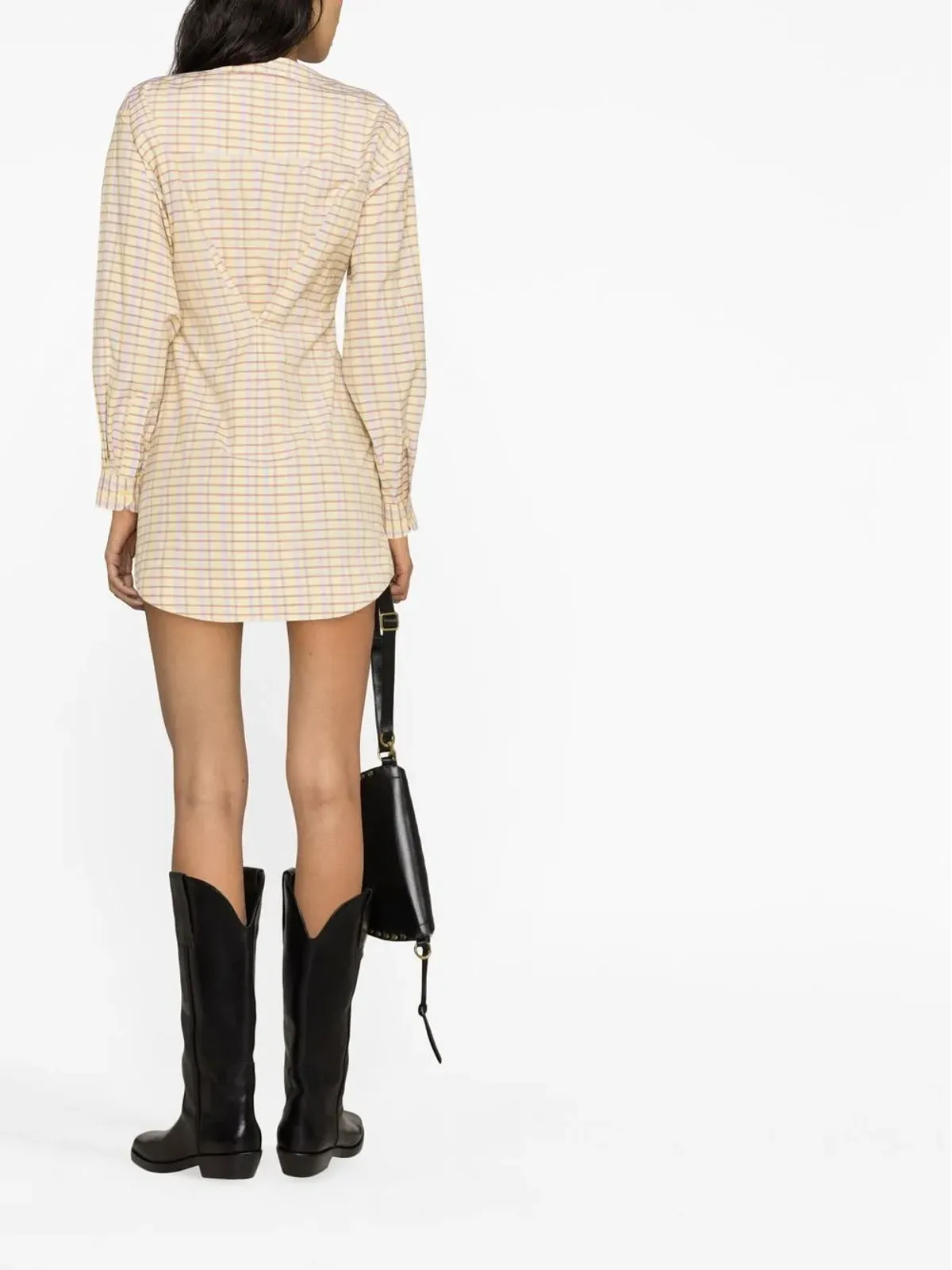 ISABEL MARANT Coral shirt dress - Yellow - 画像3