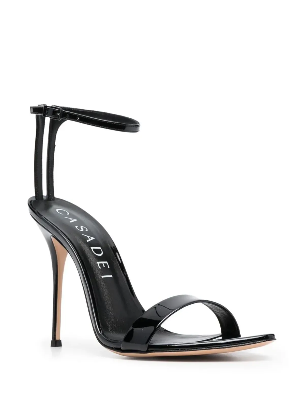 Casadei パテントレザー 115mm サンダル - 画像2