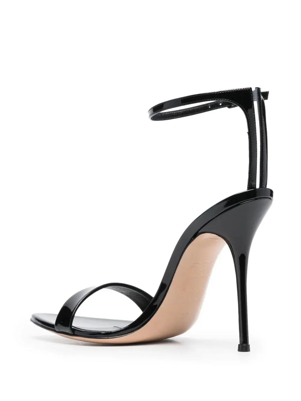 Casadei パテントレザー 115mm サンダル - 画像3