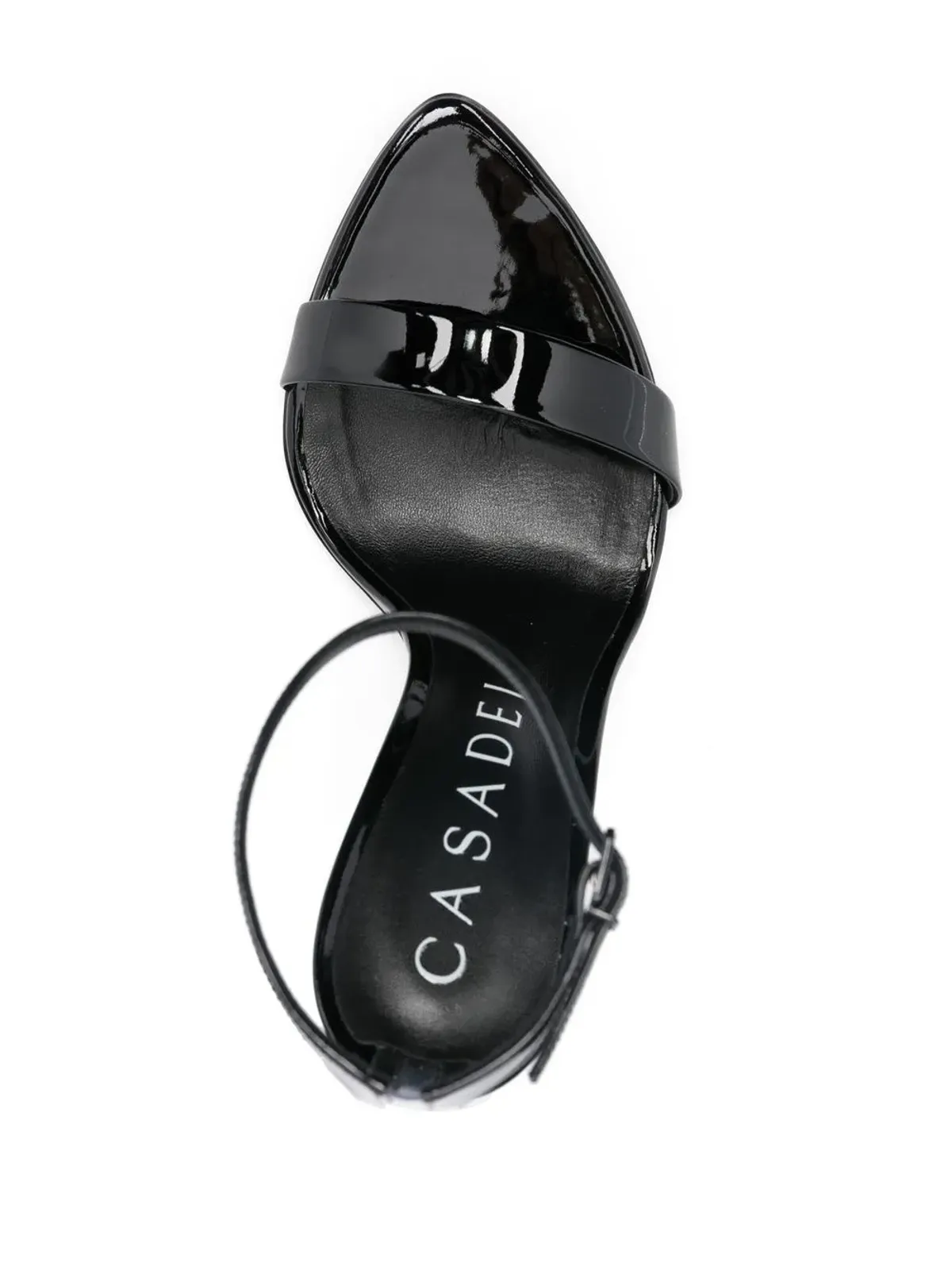 Casadei パテントレザー 115mm サンダル - 画像4