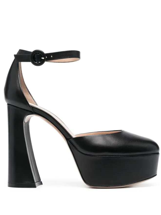 Gianvito Rossi Gianvito Rossi ホリー・ドアソイ・プラットフォームパンプスの商品画像