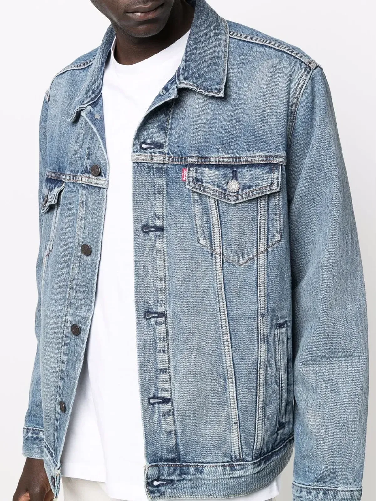 Levi's スカイライン デニム トラッカージャケット - 画像5