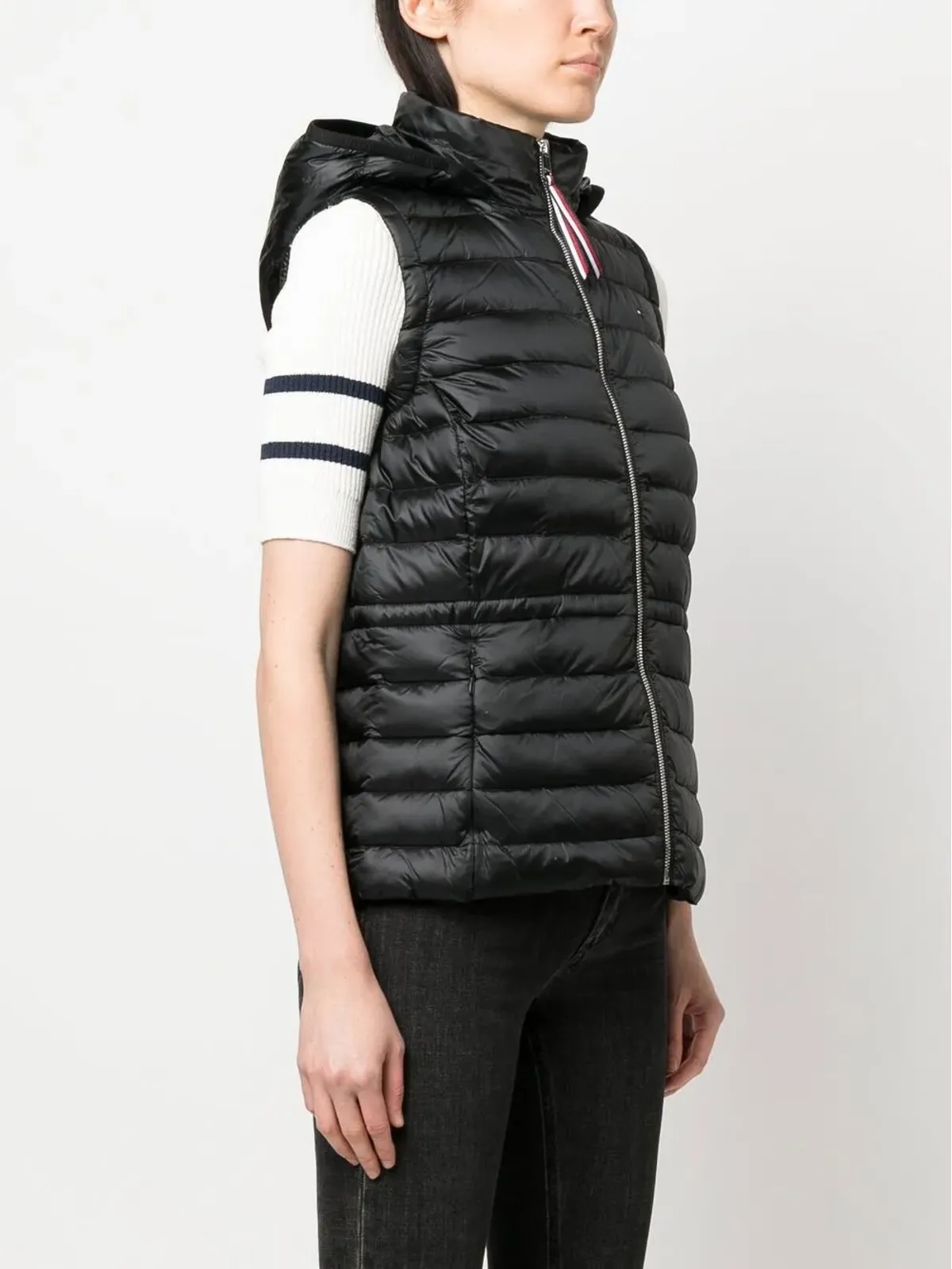 Tommy Hilfiger ジップアップパッド入りジレ - 画像3