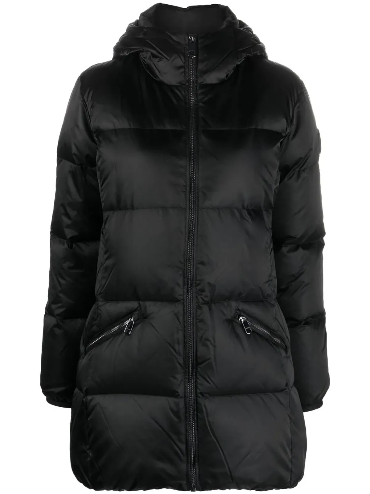 Tommy Hilfiger ジップアップフード付きダウンジャケット - 画像1