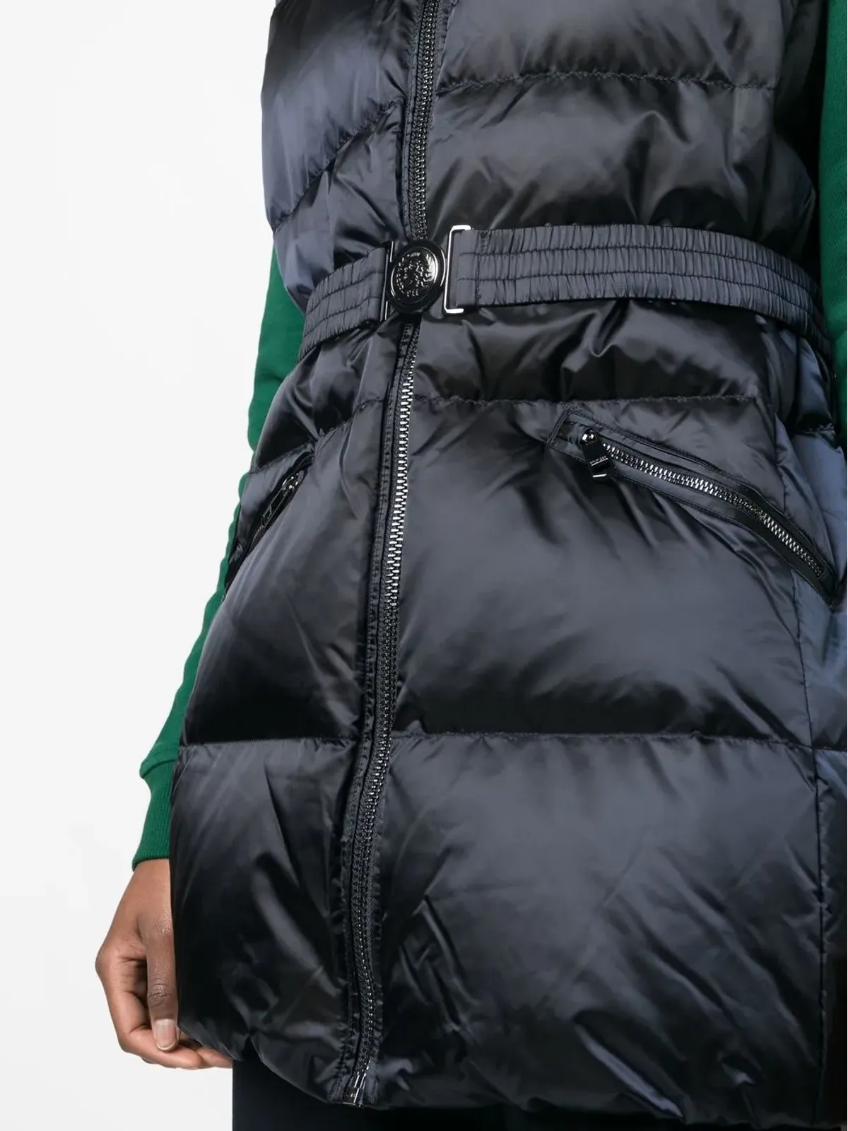 Tommy Hilfiger ロゴパッチ付きダウン入りジレ - 画像5