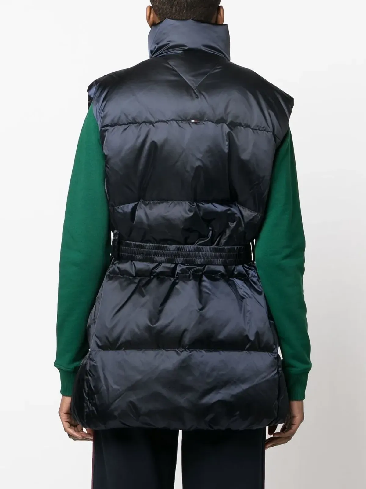 Tommy Hilfiger ロゴパッチ付きダウン入りジレ - 画像4